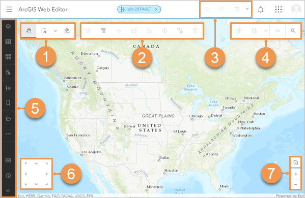 Web Editor user interface Web Editor user interface